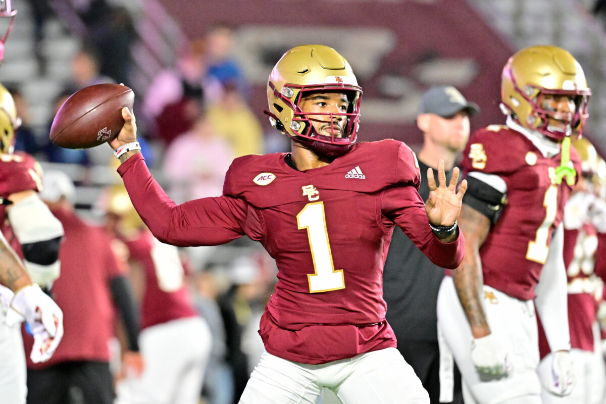 Former Boston College QB Thomas Castellanos receiving interest from Auburn