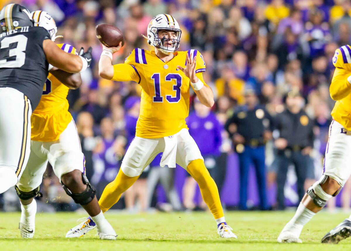 LSU quarterback Garrett Nussmeier announces return to LSU