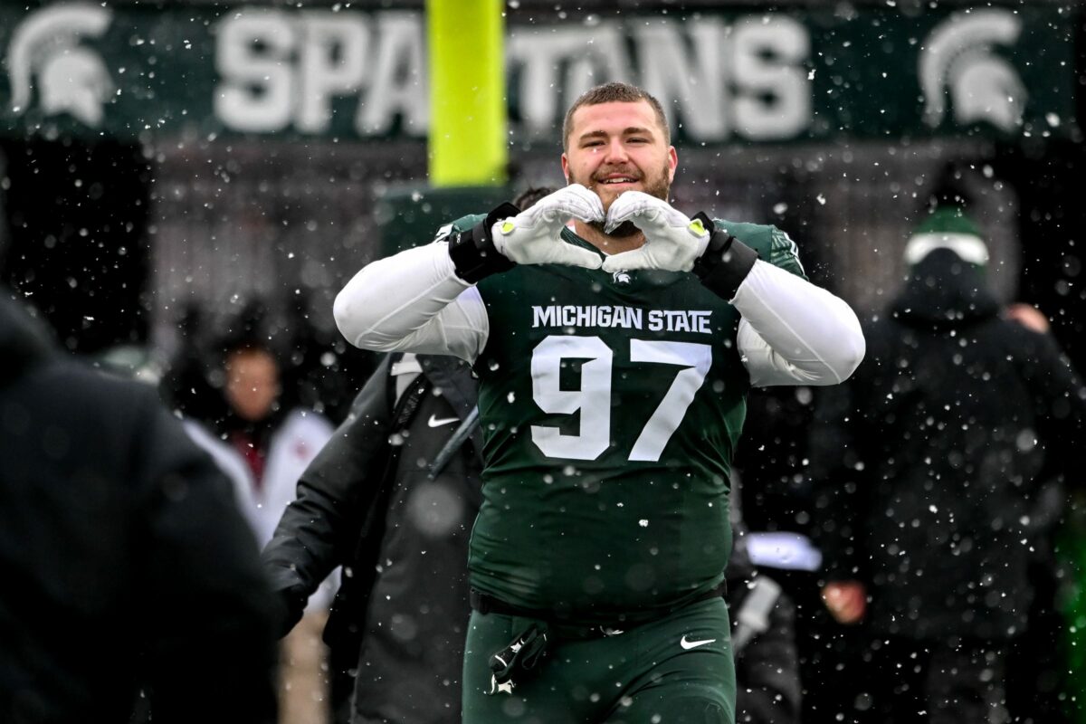 Former Michigan State football DT declares for NFL draft