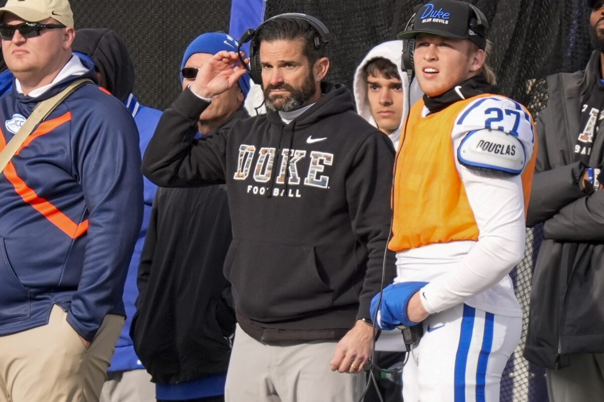 Manny Diaz finishes second in ACC Coach of the Year voting after Duke’s nine-win season