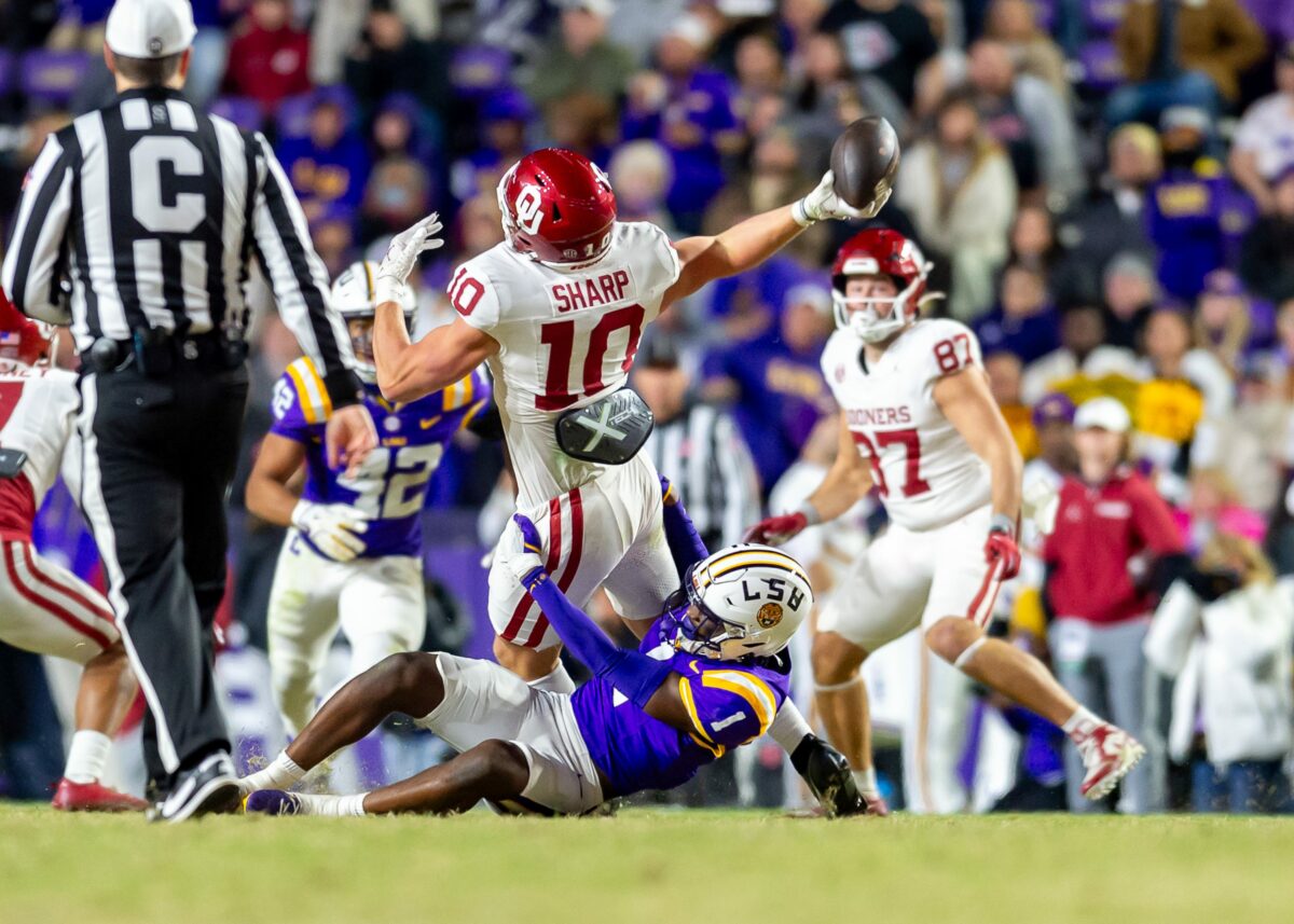 LSU makes first transfer portal splash by signing former Oklahoma tight end