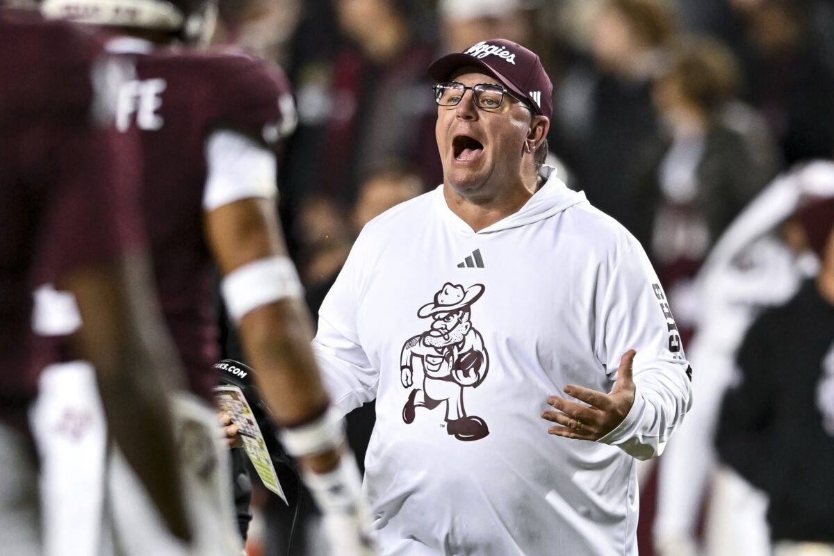 ‘This is getting out of hand,’ Texas A&M coach Mike Elko discusses NIL and transfer portal