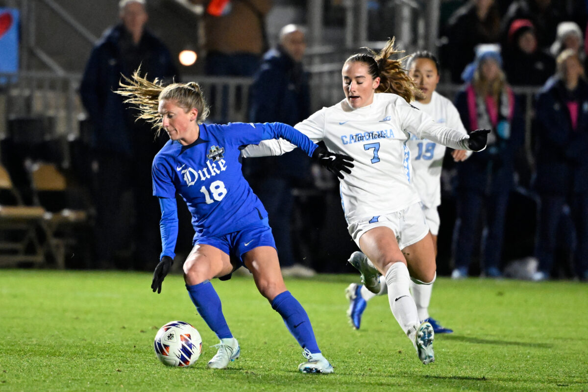 Duke women’s soccer gets title dreams denied by North Carolina in national semifinal