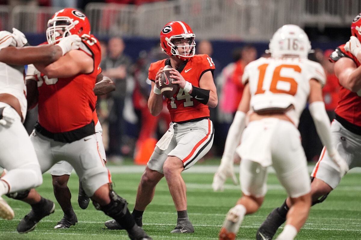 Georgia QB Gunner Stockton’s insane high school highlights