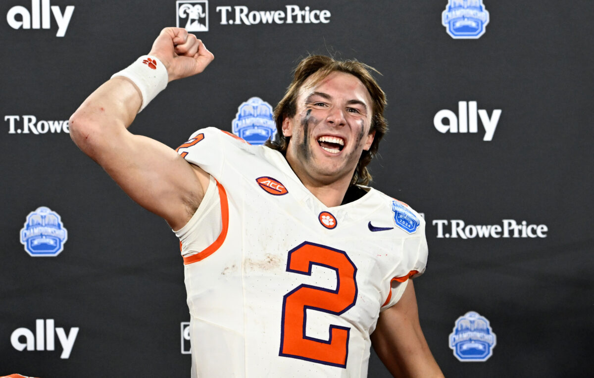 Clemson is heading to Texas for the first round of the College Football Playoff