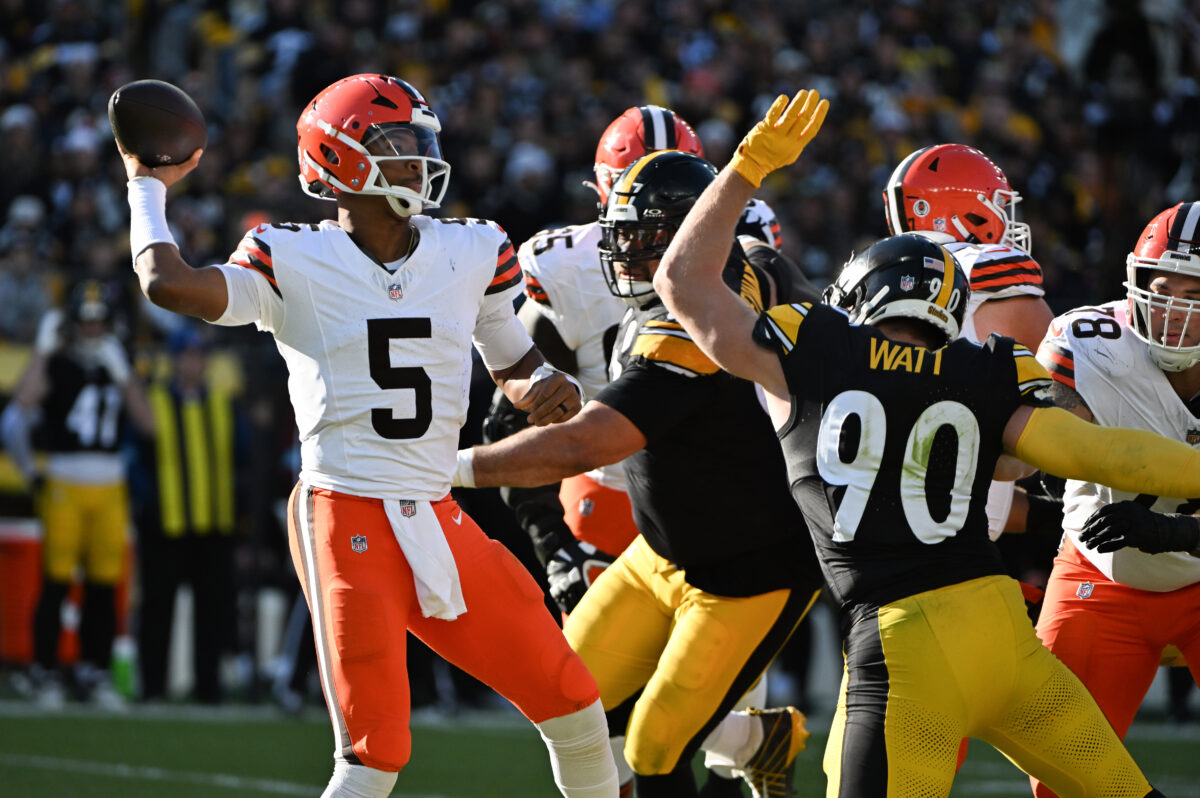 LOOK: Steelers deploy four former Badgers on defensive line vs. Browns