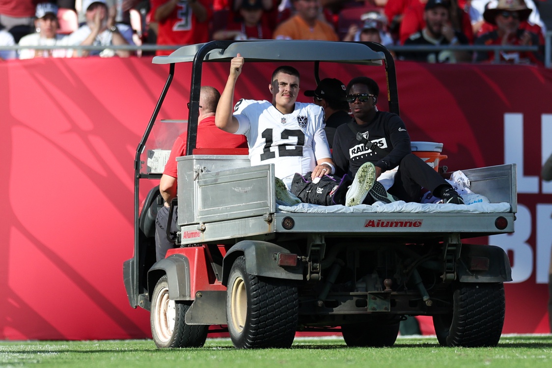 Will Aidan O’Connell play this week? Injury updates for Raiders QB