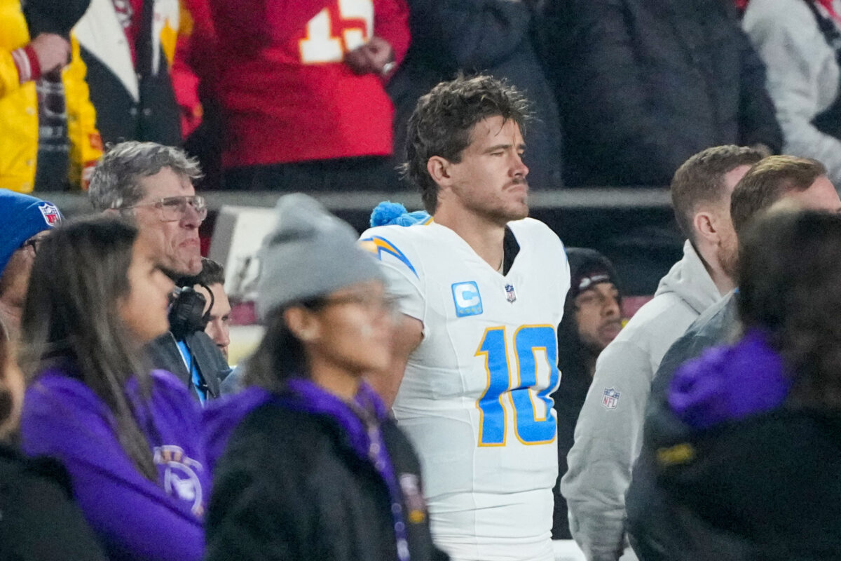 Chargers Week 15 injury report: Justin Herbert back at practice on Thursday