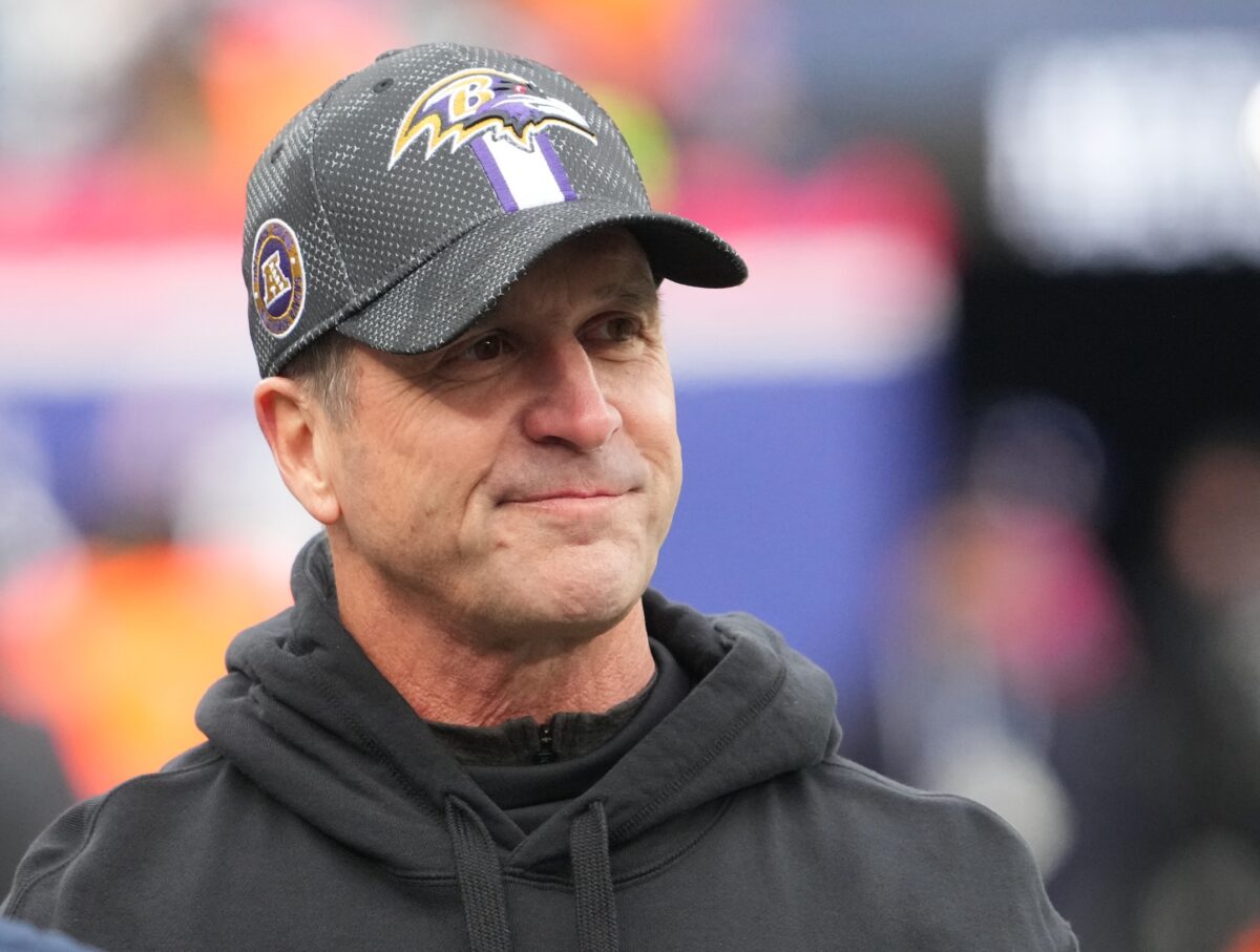 Ravens HC John Harbaugh rejoicing in the fact that Baltimore makes playoffs