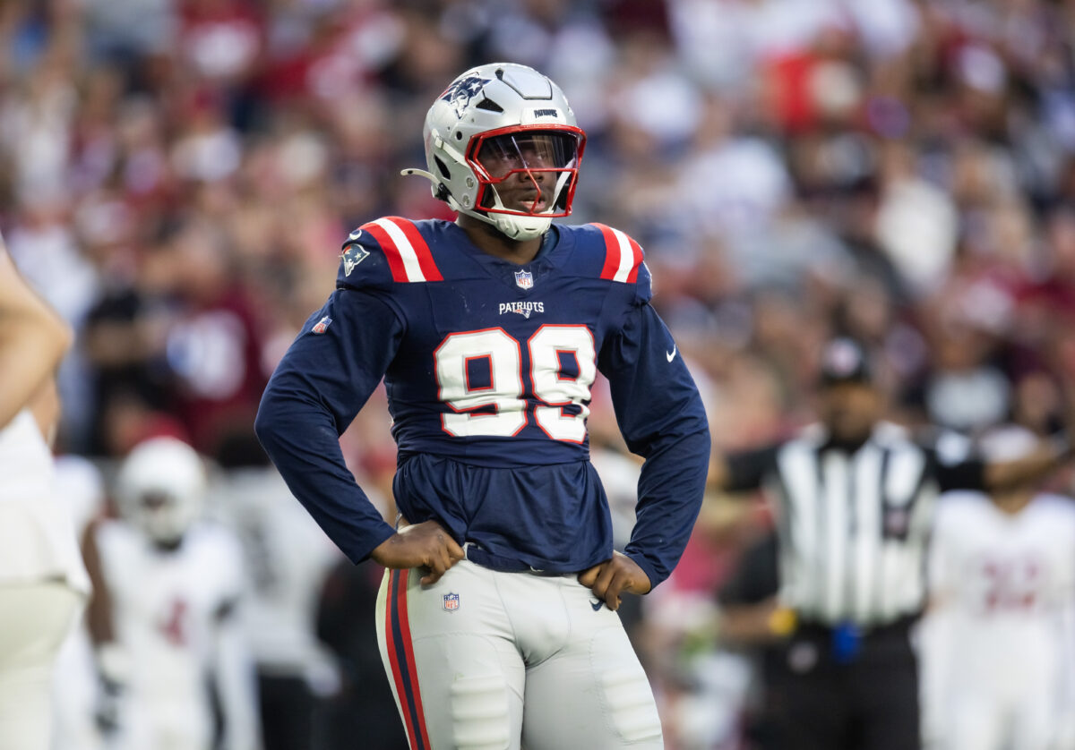 Patriots DE Keion White shares honest critique of recent performances