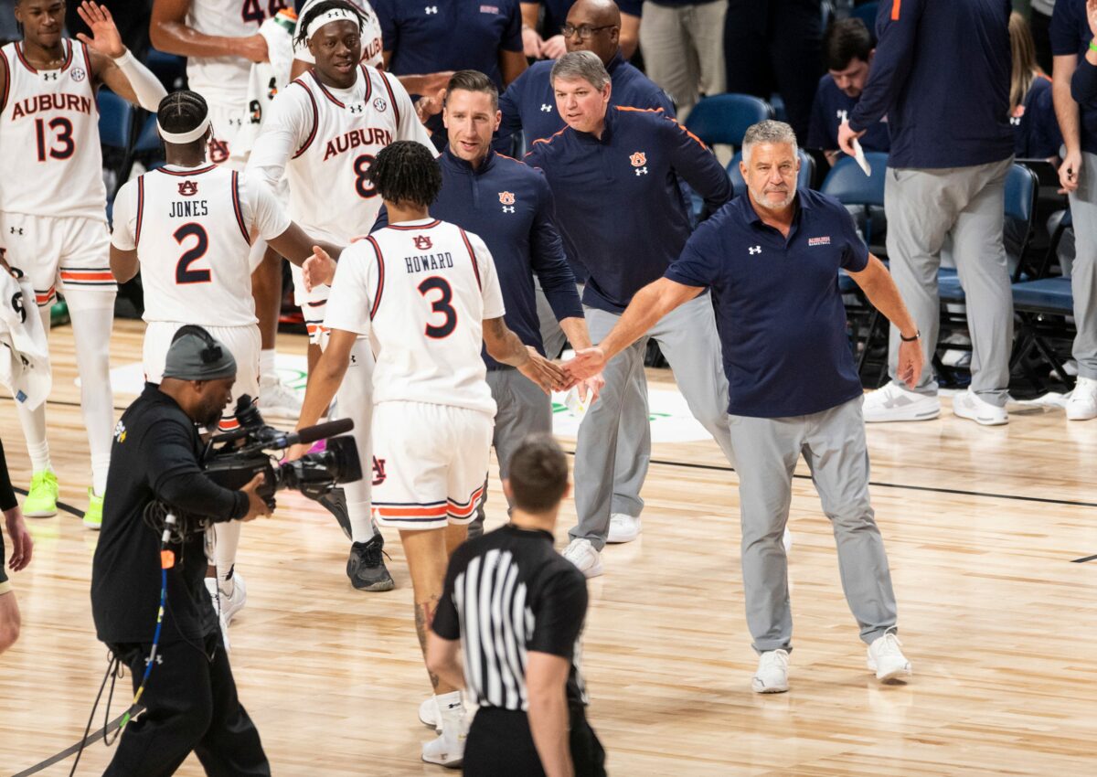 Auburn’s win over Purdue is a win for the SEC says Bruce Pearl