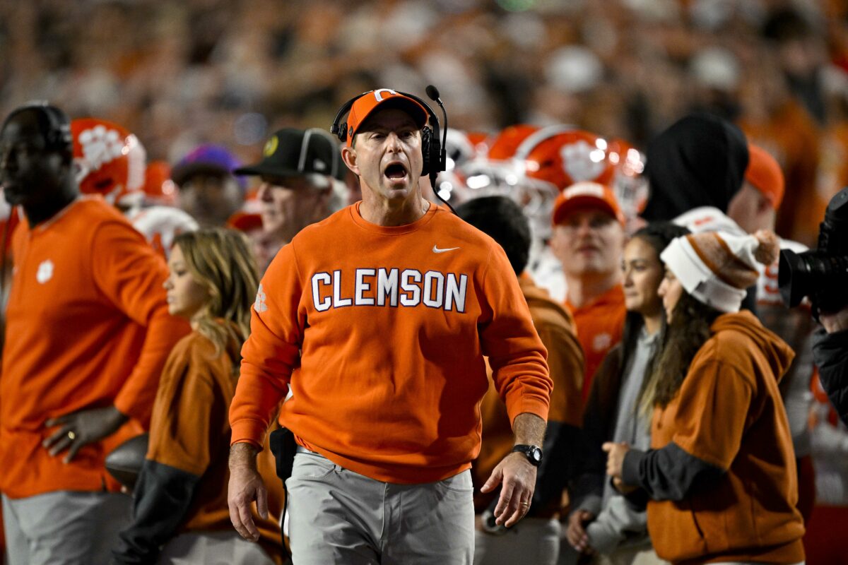 Dabo Swinney asked about possible staff changes after College Football Playoff loss