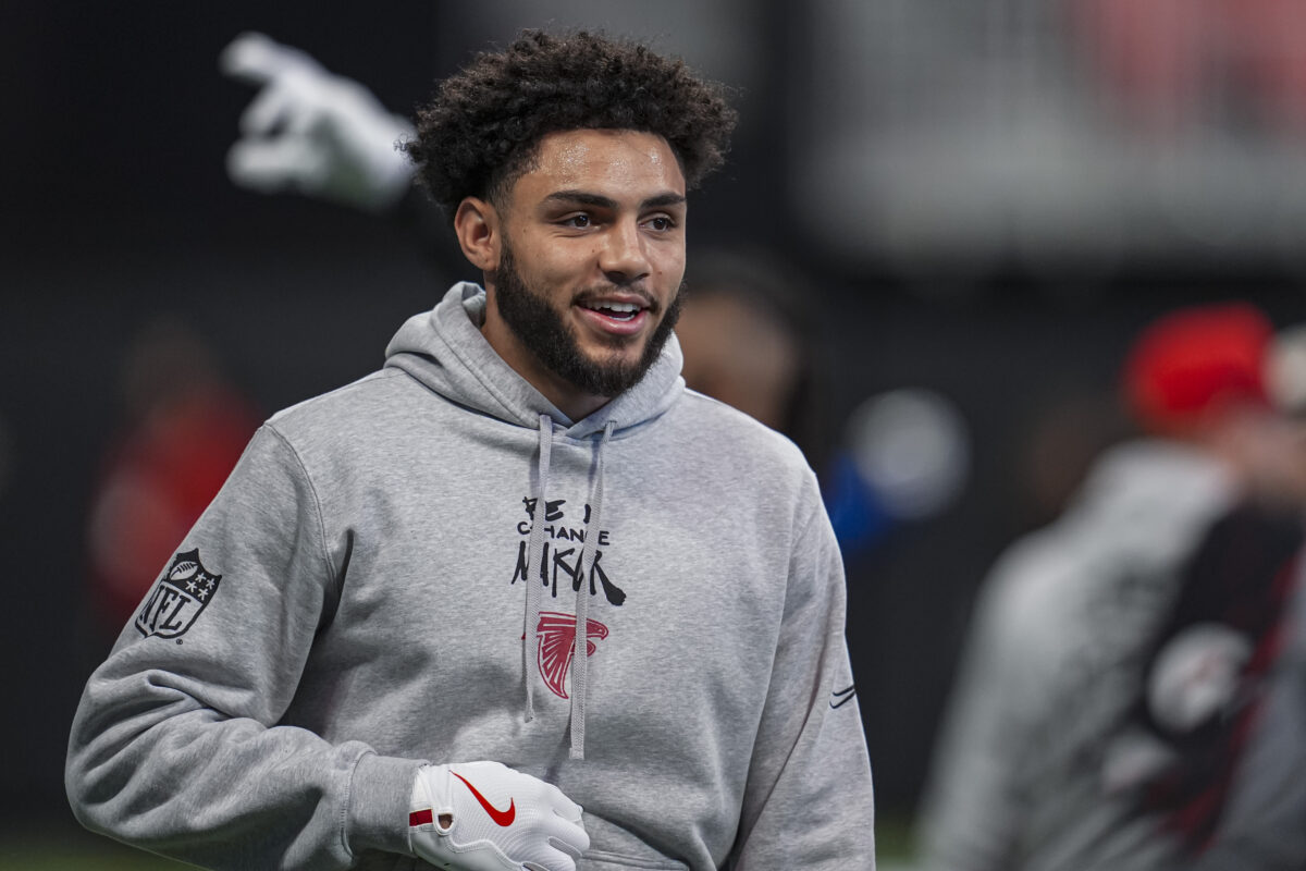 Falcons WR Drake London questionable to return vs. Giants