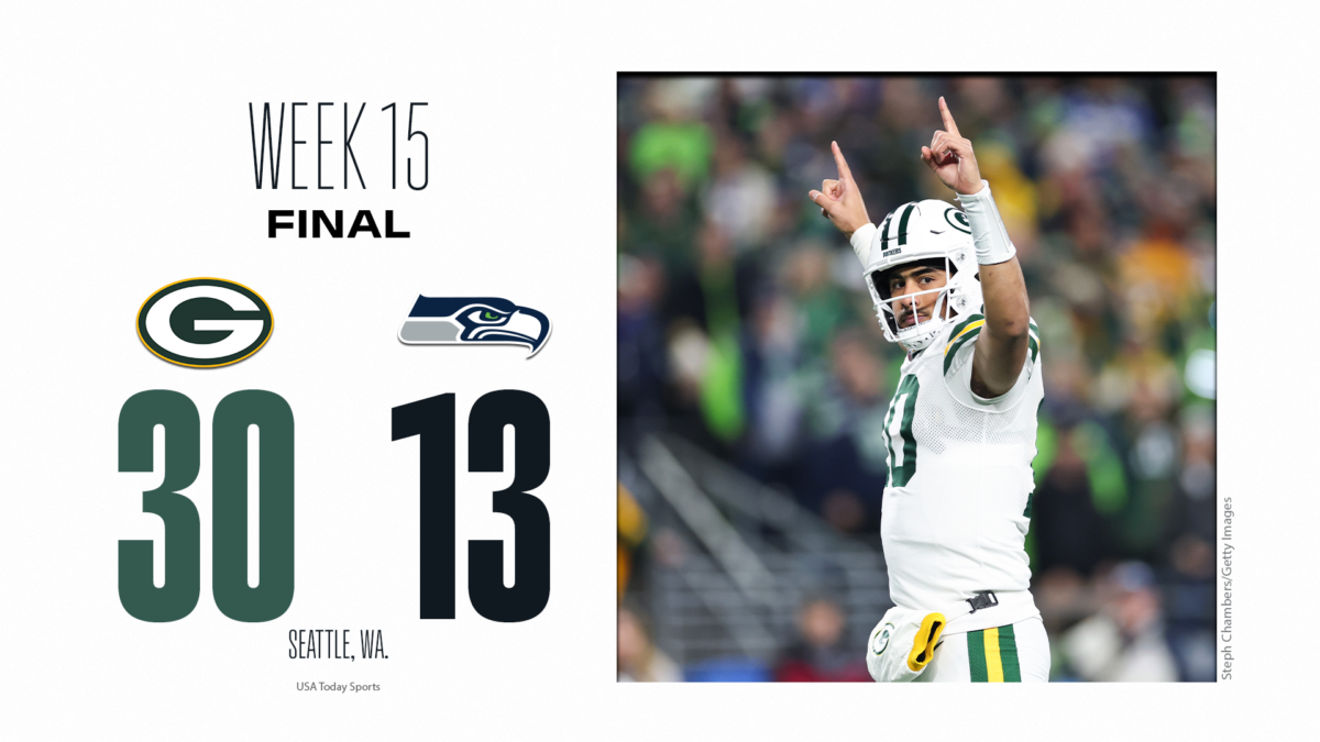 Seahawks fall out of 1st place, playoff picture with 30-13 loss to Packers