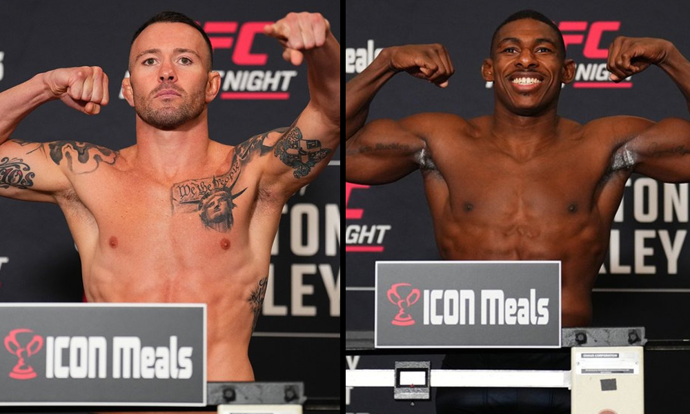 UFC Tampa video: Colby Covington, Joaquin Buckley make weight for main event