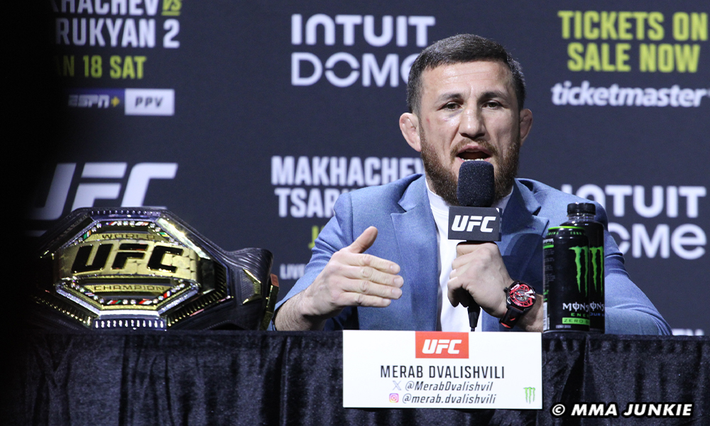 UFC champ Merab Dvalishvili incensed by Umar Nurmagomedov’s disrespect