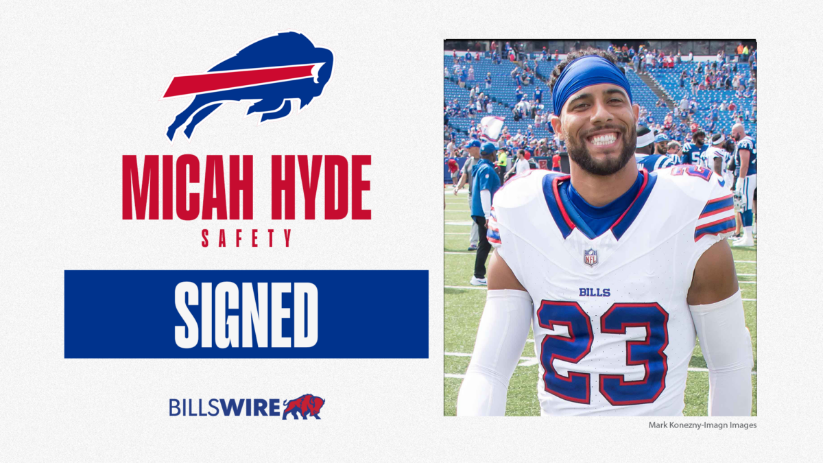 He’s back: The Bills have signed veteran safety Micah Hyde