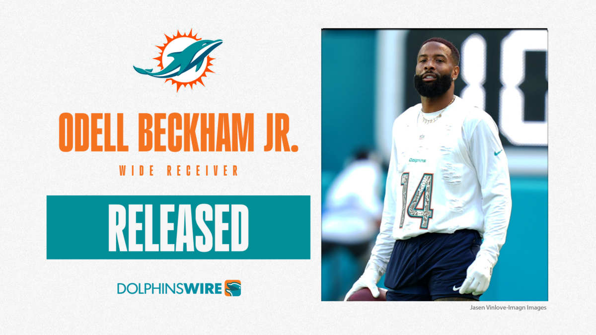 Dolphins, WR Odell Beckham Jr. mutually agree to his release