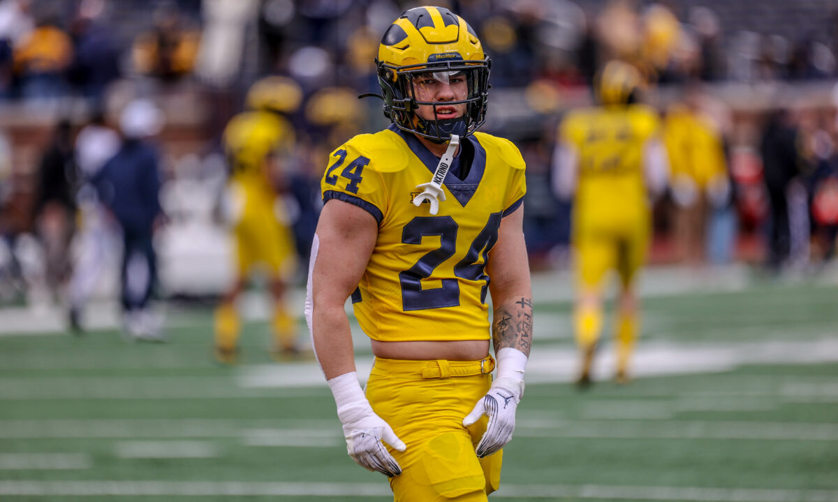 Michigan football RB Cole Cabana enters transfer portal