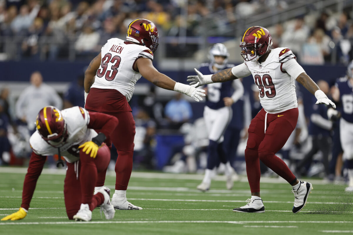 Commanders-Cowboys Week 18: Offense, defense and special teams snap counts