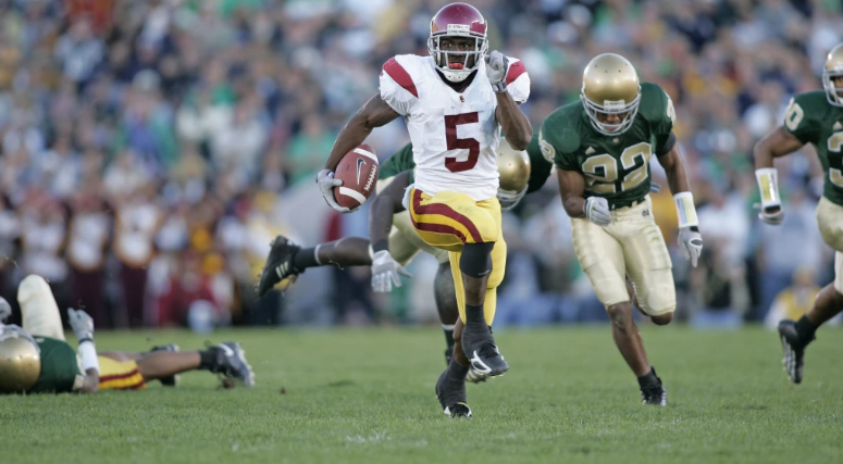 Legendary USC running back Reggie Bush honored at Rose Bowl