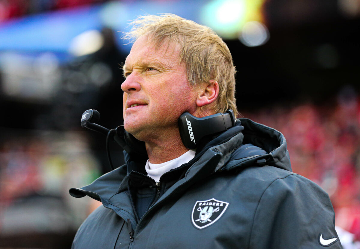 Former Raiders HC Jon Gruden shares story of infamous gaffe at Arrowhead Stadium