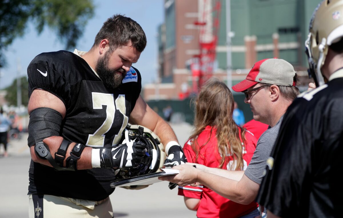 Former Saints All-Pro effectively signed his retirement papers