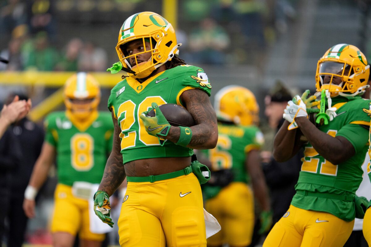 Oregon Ducks RB Jordan James officially declares for 2025 NFL Draft