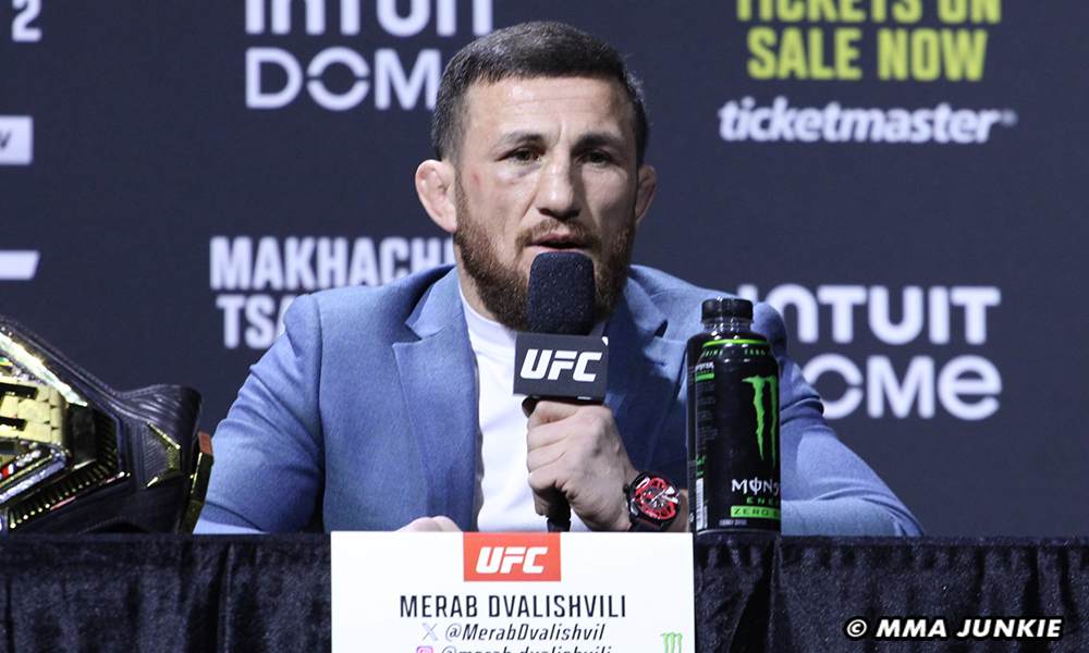 Merab Dvalishvili reacts to ex-teammate helping Umar Nurmagomedov for UFC 311