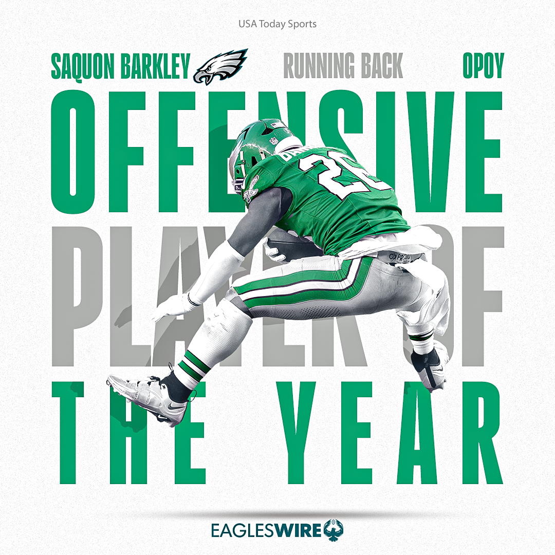 Eagles RB Saquon Barkley wins AP NFL Offensive Player of the Year award