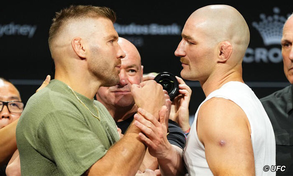 UFC 312 video: Dricus Du Plessis, Sean Strickland face off at press conference